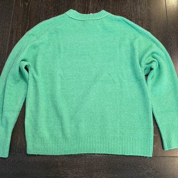 NWT American Eagle Soft Crewneck Lightweight Knit Sweater Kelly Green Size L - Picture 5 of 5